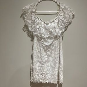 White guess dress size 6